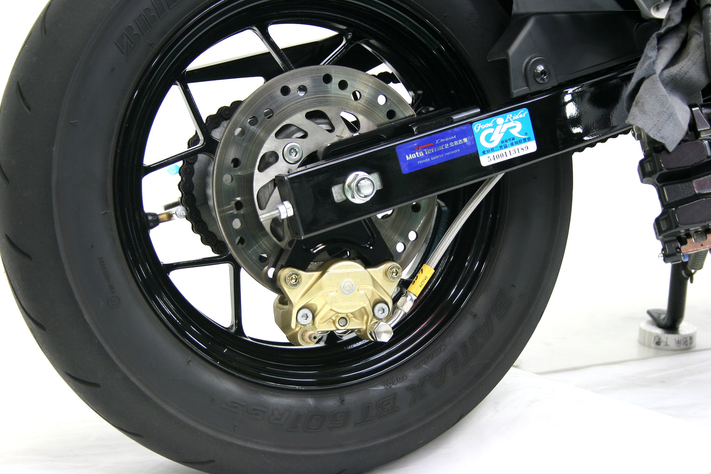 Rear underslung caliper support Honda