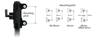 Rear brake master cylinder