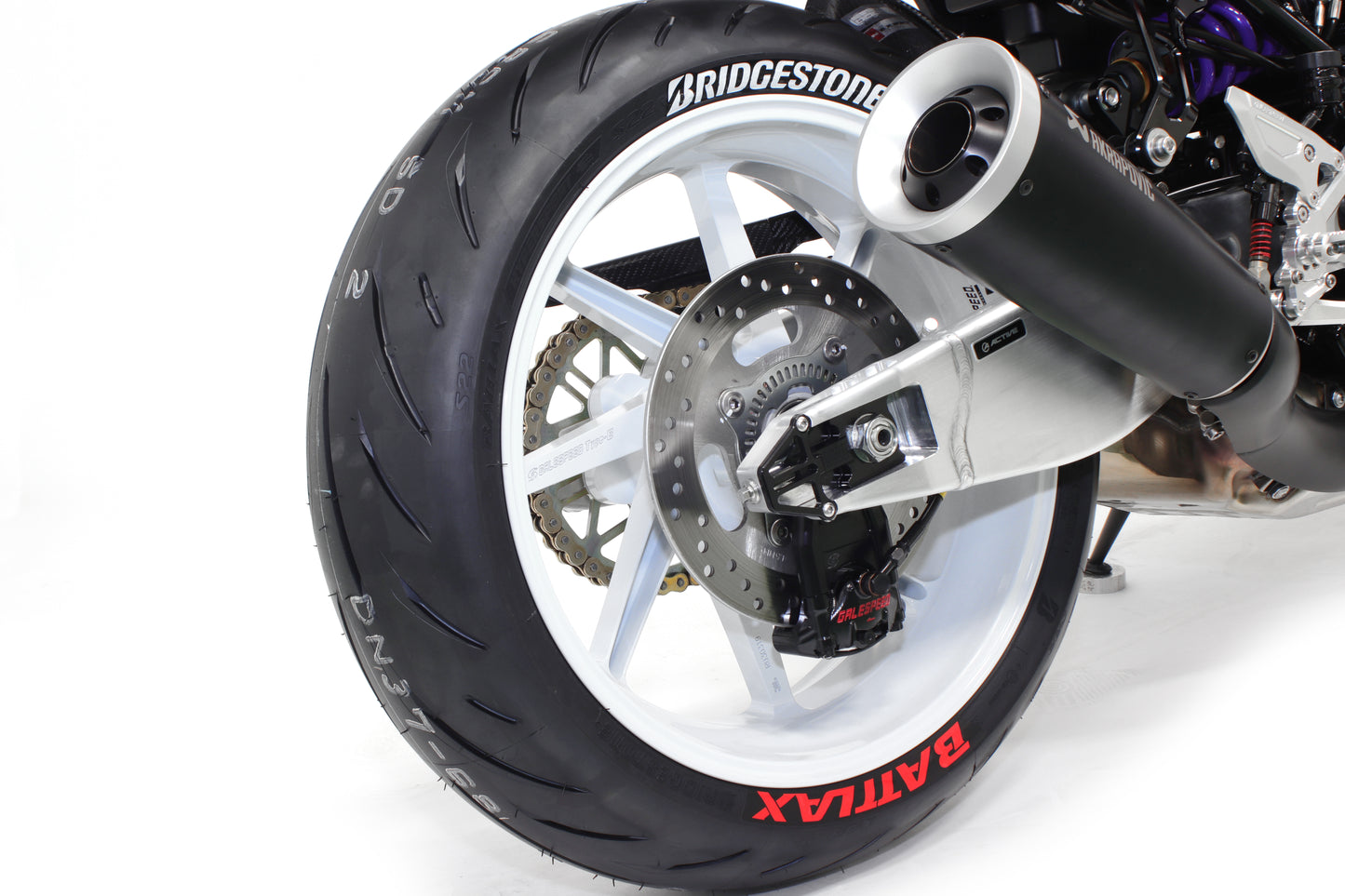 Floating rear rotor Kawasaki